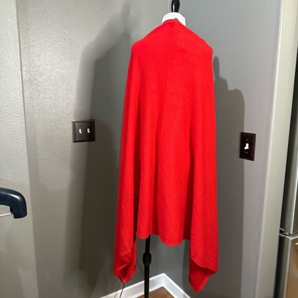 IMAN Soft N' Chic Multi-Wear Sweater Knit Wrap - 779-020 Red NEW poncho - Picture 8 of 15